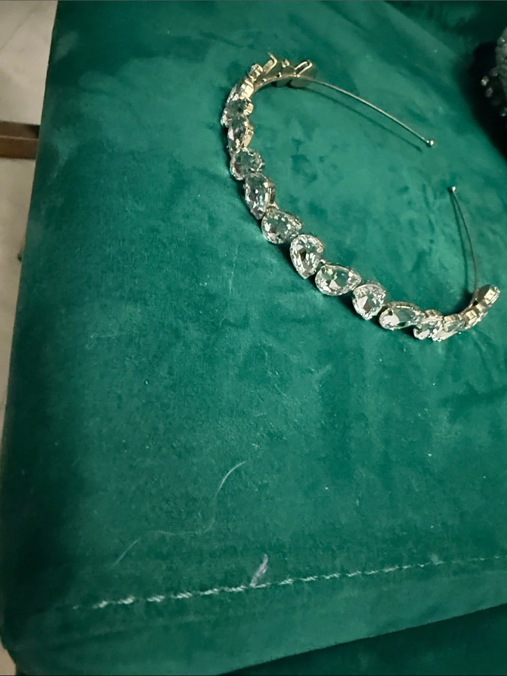 Crystal Jeweled Headband - Clear Crystal Accents - NEVER WORN BRAND NEW